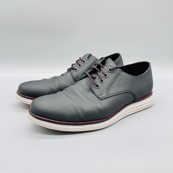 Cole Haan Shoes Mens 9 Gray Leather OriginalGrand Derby Oxford Dress Comfort main image 8